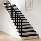 Stair Treads 8 pcs 80 x 30 x 2 cm Black Solid Beech Wood 3446323