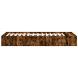 Bed Frame without Mattress Smoked Oak 90x190 cm Single 3280619