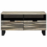 Coffee Table White 80 x 54 x 40 cm Engineered Wood 4017985