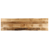 Table Top Live Edge 180x40x2.5 cm Solid Wood Rough Mango 370665