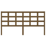 Bed Headboard Honey Brown 185.5x4x100 cm Solid Wood Pine 817908
