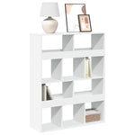 Bookcase White 100x33x125.5 cm Engineered Wood 3309357