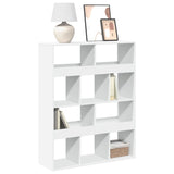 Bookcase White 100x33x125.5 cm Engineered Wood 3309357