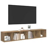 TV Cabinet Set Wall-mounted 2 pcs Artisan Oak 37 x 35 x 107cm 3393551