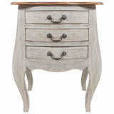 Bedside Cabinet Solid Mahogany Wood 48x35x64 cm 244504