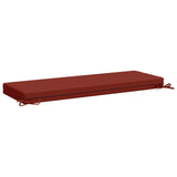 2-Piece Bench Cushions SOEST 2 pcs 100% Polyester Red 949735