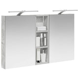 Bathroom Cabinet Set 3 pcs 100 x 10.5 x 60.5 cm Engineered wood 3403707