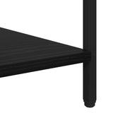 Bedside Table 2 pcs Black Oak 40 x 40 x 50 cm Engineered Wood 881817