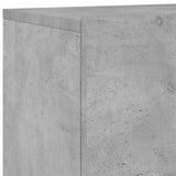 5 Piece TV Wall Units Concrete Grey Engineered Wood 3216514