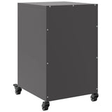 Bedside Cabinet Black 36x39x59 cm Steel 846728