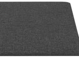 Wall Headboard 12 pcs Dark Grey 60 x 30 cm Fabric 4008345