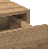 Dressing Table Set with Shelf 2 pcs Artisan Oak Engineered Wood 3334280