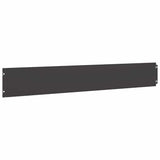 Lawn Edging 10 pcs 15 x 103 cm Steel Black 860142