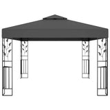 Gazebo with Double Roof 3x4m Anthracite 48031