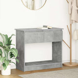 Console Table with Drawers Concrete Grey 85.5x38.5x74.5 cm 861394