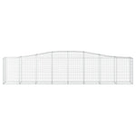 Arched Gabion Basket 400x50x80/100 cm Galvanised Iron 153414