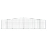 Arched Gabion Basket 400x50x80/100 cm Galvanised Iron 153414