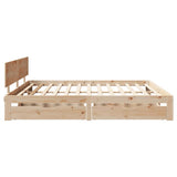 Bed Frame with Drawers without Mattress 180x200 cm Super King 3301990