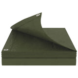 Tarpaulin with Eyelets Green 6 x 12 m 90 gsm PE 42039347
