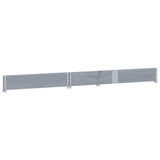 Pallet Collar Grey 150x100 cm Solid Wood Pine 4010303