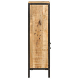 Bathroom Cabinet 40x27x90 cm Solid Wood Mango and Iron 358571