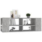 Wall-Mounted TV Cabinet Concrete Grey 102x35x35 cm Engineered Wood 806242