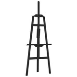 Easel Stand Black 53.5x95x127 cm Solid Wood Pine 30221