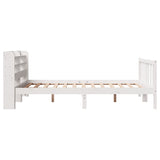Bed Frame without Mattress White 120x200 cm Solid Wood Pine 3306579