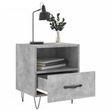 Bedside Cabinets 2 pcs Concrete Grey 40x35x47.5 cm Engineered Wood 827429