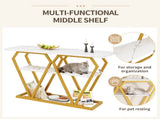 Console table - 120 x 29.5 x 80 cm - Dining & kitchen table, balcony table - Wooden table N639P383124W