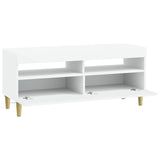 LED TV Cabinet White Engineered Wood 897205