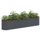 Raised Garden Bed Anthracite 200 x 40x 40 cm 8011693