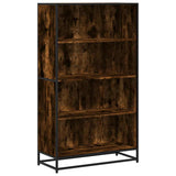 Bookcase Smoked Oak 80.5x35x139 cm Engineered Wood 3300847