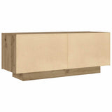 Bedside Cabinet Artisan Oak 100x35x40 cm Engineered Wood 3329174