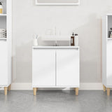 Sink Cabinet White 58x33x60 cm Engineered Wood 821252