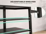 HiFi Stand, with Four Storage Shelves - Black T3398P377905