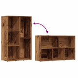 Book Cabinet Old Wood 50x25x80 cm Engineered Wood 855780