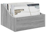 LP Record Box 2 pcs Grey Sonoma 37 x 33 x 32 cm Engineered Wood 8012773