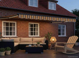 Manual Retractable Awning with LEDs 2.5 x 2 m 3419352