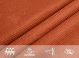 Sunshade Sail 160 g/m Rectangular Orange 4x7 m HDPE 311685
