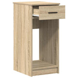 ZNTS Computer Tower Stand with Drawer Sonoma Oak 35x45x77 cm 858742