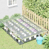 Clear Tarpaulin with Eyelets 2x3 m PVC 4018592
