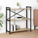 Bookshelf Sonoma Oak 80 x 30 x 85 cm Engineered Wood 868426