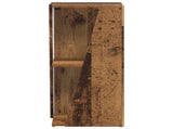 Side Shelf Old Wood 33 x 32 x 70.5 cm Engineered Wood 892415