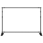 Backdrop Stands 2 pcs Black 305x243 cm Steel 3187467