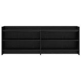 TV Cabinet 135 x 33 x 47 cm Black Oak Engineered Wood 8011228