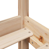 Bookcase Bed without Mattress 160x200 cm Solid Wood Pine 3322090