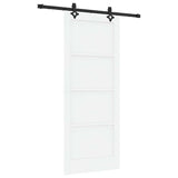 Sliding Door ORKDAL White 83 x 202 cm Solid Pine Wood 3333617
