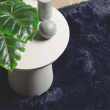 Shaggy Rug High Pile NAVARRA Navy 240x340 cm Polyester 4102859