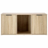Cat Crate Furniture Sonoma Oak 100 x 49 x 45 cm Engineered Wood 8014761